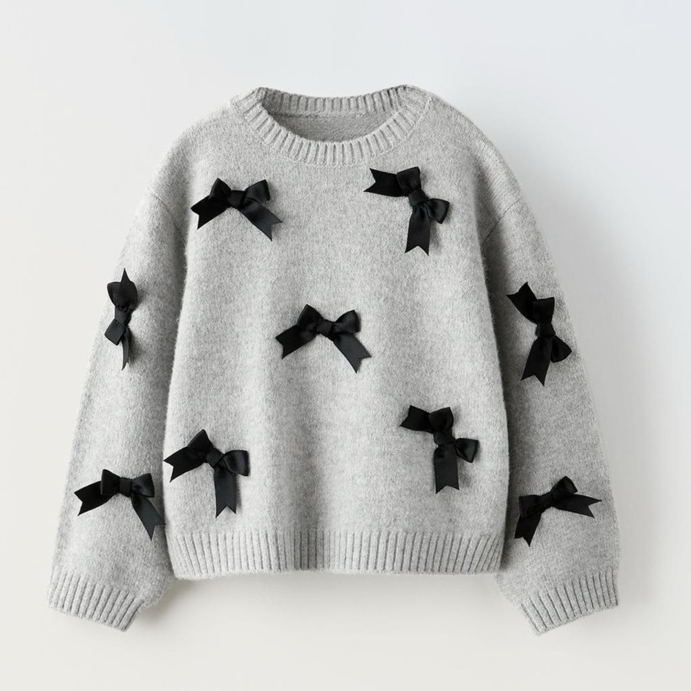 Zara kids bow sweater